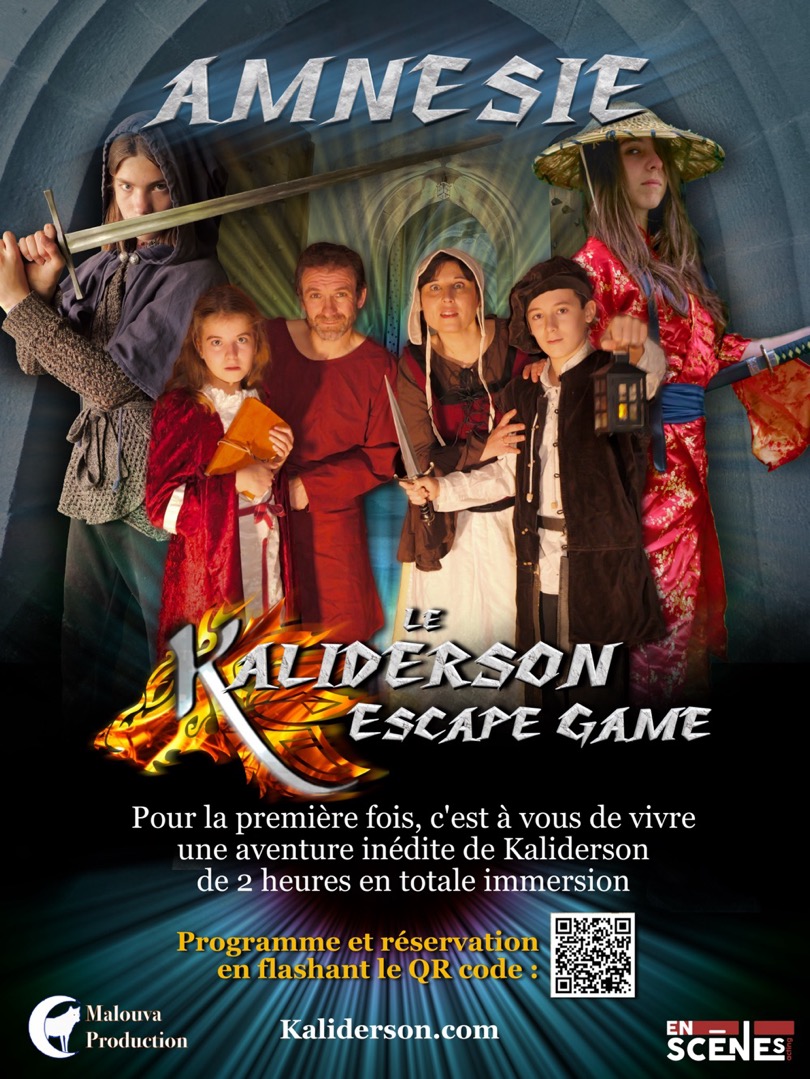 AFFICHE Amnésie kaliderson escape game 2